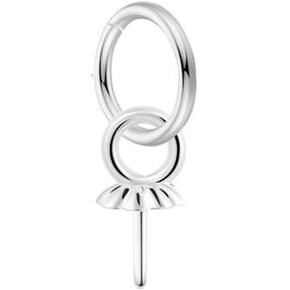 10pcs Sterling Silver 925 Pendant Bail with 2.3mm Pearl Cup Pendant Connector for Jewelry Necklace DIY Making ¡­