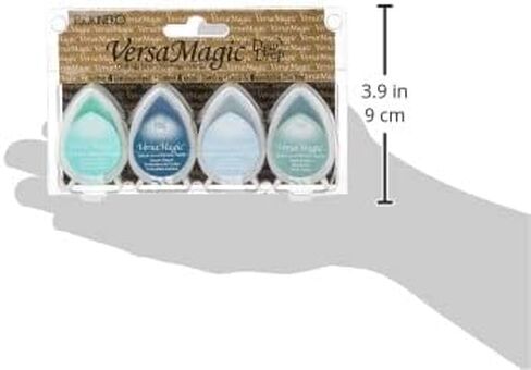 Tsukineko VersaMagic Dew Drop Inkpad of All Kinds, 4-Pack, Seashore in Saudi Arabia