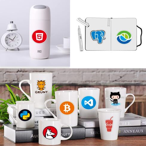 ان جي2دي58 206 قطعة من ملصقات DEV النسخة الجديدة من المطور الامامي، لغات خلفية للمطورين والمبرمجين والمبرمجين والقراصنة والمهوسين والمهندسين، الوان مختلطة، مقاسات مختلطة in Kuwait