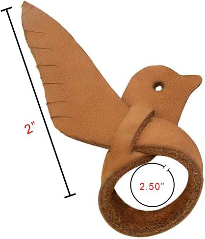 Hide & Drink, Leather Friendship Dove Rings (2 Pack), for Your Significant Other/Friend/Creative/Artistic, Handmade Includes 101 Year Warranty :: Multicolor Brown in Saudi Arabia