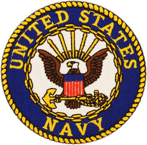 رقعة مطرزة بالبحرية الأمريكية USN، مع مادة لاصقة قابلة للكي (الغابات الخافتة/الأخضر) in Saudi Arabia