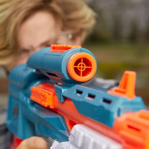 Nerf Elite 2.0 Motoblitz CS-10 Blaster, Motorised 10-Dart Blasting, Airblitz 6 Darts at Once, Clip, 22 Elite Darts in Saudi Arabia