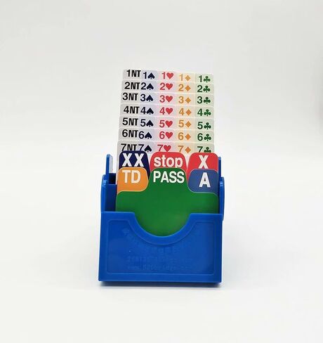 صناديق المزايدة Jinwusty Bridge - مجموعة من 4 أجهزة مزايدة ممتازة في Tournment Texas Holdem، بطاقات ورقية زرقاء in Kuwait