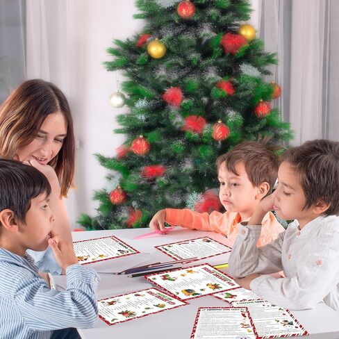Whaline 84Pcs Christmas Trivia Games Question and Answer Party Game Paper Cards for Xmas Holiday Party Indoor Activity Family Friends, 4 Designs in Saudi Arabia