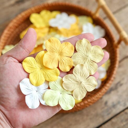 50 قطعة مصنوعة يدويًا من زهور الكوبية الكبيرة وزهور التوت الورقية مقاس 2 × 2 بوصة لحفلات الزفاف ومستلزمات الحرف اليدوية وزهور ورقية (لون الباستيل الوردي) in Kuwait