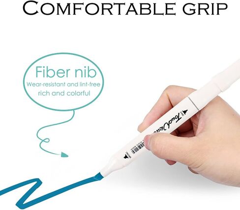 مجموعة اقلام ماركر مزدوجة الطرف قابلة للغسل، 60 لونًا كلاسيكيًا من الباستيل، مجموعة أدوات أقلام تلوين فنية مثالية هدية للأطفال والبنات من سن 4 و5 و6 و7 سنوات in Kuwait