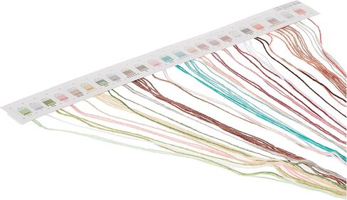 Dimensions Floral Dream Catcher Cross Stitch Kit, 14 Count White Aida Cloth, 8" x 15" in Saudi Arabia