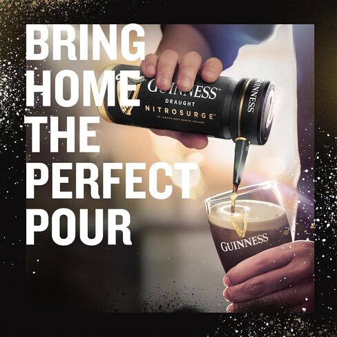 جينيس Draught│Nitrosurge│Stout Beer│ صب مثالي للحانة في المنزل│جاهزة للرجبي│تباع العلب بشكل منفصل │الجهاز فقط in Saudi Arabia