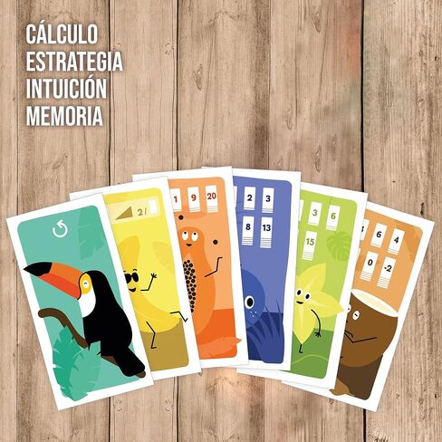 Helvetiq Tucano Card Game | Colorful Set Collection Strategy Game | Fun Family Game for Kids and Adults | Ages 6+ | 2-4 Players | Average Playtime 15 Minutes | Made by Helvetiq in Saudi Arabia