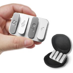 لعبة تململ للبالغين من FSFHSJ، منزلق تململ معدني مغناطيسي، ألعاب EDC للكبار، ألعاب تململ للبالغين لتخفيف التوتر والقلق، لعبة تململ معدنية بتصميم مفتاح البيانو مناسبة للمكتب (فضي) in Kuwait