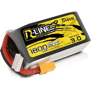 TATTU RLine Version 3.0 1300mAh 14.8V 120C 4S LiPo Battery Pack with XT60 Plug for RC Boat Truck Heli Airplane UAV Drones FPV in Saudi Arabia