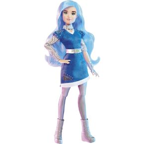 Disney Princess Zombies 3 Addison Fashion Doll - 12-Inch Doll with Long Blue Hair,Dress,Shoes,and Accessories.Toy for Kids Ages 6 Years Old and Up in Saudi Arabia