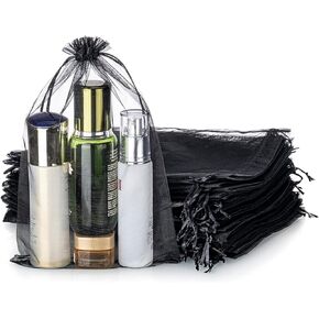 hongyitime 50 جهاز كمبيوتر شخصى 8x12 أكياس الأورجانزا الوردي أحمر الخدود، أكياس هدايا المجوهرات للحزب، أكياس لصالح الزفاف مع الرباط، مجوهرات، مهرجان، أكياس جيدة الرباط، اختراق أكياس حماية الفاكهة الخفيفة in Kuwait