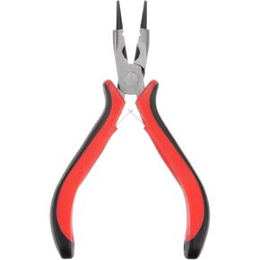 HARFINGTON Mini Round Nose Pliers 4.5 Inch Tapered Jaw Precision Fine Plier with Plastic Handle for DIY Crafts Jewelry Making in Saudi Arabia