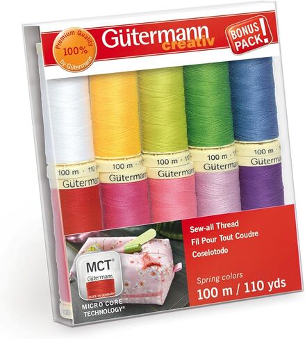 Gutermann Sew-All Spring Thread Set, Assorted in Saudi Arabia
