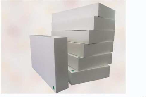 علب هدايا ارسيكي بالأغطية وعلبة هدايا بيضاء وعلب قميص وعلبة هدايا كبيرة.علب قمصان لتغليف الهدايا.قوية ومتينة وسهلة التجميع &3 أطقم 17*11*3 in Kuwait