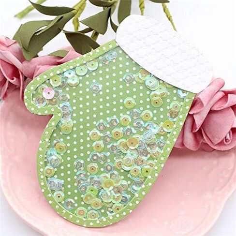KSCRAFT Christmas Mitten Gloves Shaker Metal Cutting Dies Stencils for DIY Scrapbooking Decorative Embossing DIY Paper Card in Saudi Arabia