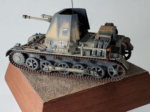 Italeri 6577S 1:35 Panzerjager I Ger Hunter Building, Construction, Stand Model Making, Crafts, Hobbies, Gluing, Plastic, Detailed Tank kit, Military, Multicoloured in Saudi Arabia