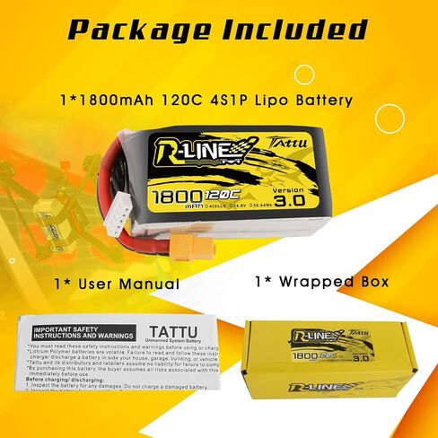TATTU RLine الإصدار 3.0 1300mAh 14.8V 120C 4S بطارية ليبو مع قابس XT60 لشاحنة قارب RC طائرة هليكوبتر طائرات بدون طيار FPV in Saudi Arabia