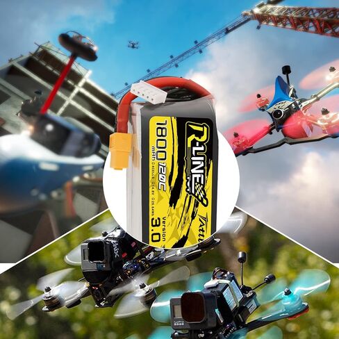TATTU RLine الإصدار 3.0 1300mAh 14.8V 120C 4S بطارية ليبو مع قابس XT60 لشاحنة قارب RC طائرة هليكوبتر طائرات بدون طيار FPV in Saudi Arabia