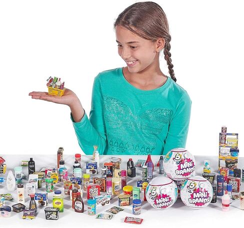 5-Surprise Mini Brands Collectible Capsule Ball by Zuru - 3 Ball Bundle in Saudi Arabia