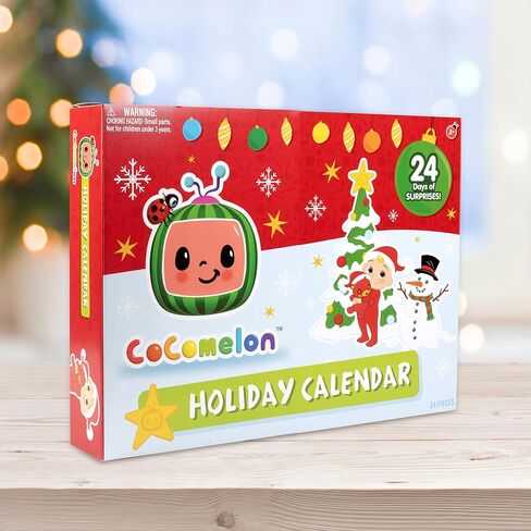CoComelon 2023 Holiday Advent Calendar, 24 Piece Christmas Toy Playset - Set Includes Articulated Character Figures & Accessories - Features JJ, Cody & More! - Gift for Toddlers Kids Preschoolers in Saudi Arabia
