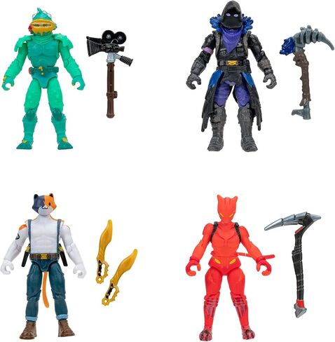 FORTNITE FNT0988 FNT - 4 Figure Pack (Micro Legendary Series) (Squad Mode) (C1S3), Multi in Saudi Arabia