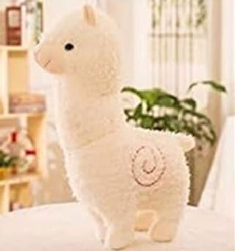 جولان العاب اللاما العملاقة ثلاثية الابعاد من القطيفة مقاس 21.6 انش، دمية الالبكة المخملية الناعمة المحشوة على شكل الالبكة واللاما، وسادة مخملية لديكور المنزل وهدية للاطفال in Kuwait