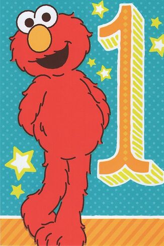 عيد ميلاد هارت لاين إلمو الأول السعيد (العمر 1) - إلمو يتمنى لك الكثير من المرح لشخص جميل سيبلغ عامه الأول! عيد ميلاد سعيد 1! in Kuwait