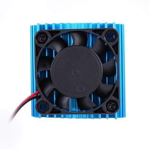 Demeras RC مروحة تبريد غرفة التبريد، زعانف تبريد RC محرك بالوعة الحرارة صنعة ملحقات السيارة المتينة لمحرك 4074/4274/1515 من RC Model Car Rc 28mm مروحة تبريد غرفة التبريد in Saudi Arabia