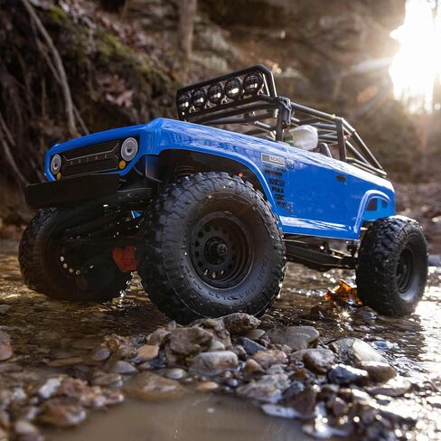 Axial RC Truck 1/10 SCX10 II Deadbolt 4WD Brushed RTR (Battery and Charger Not Included), Blue, AXI03025T1, Trucks Electric RTR 1/10 Off-Road, Unisex in Saudi Arabia