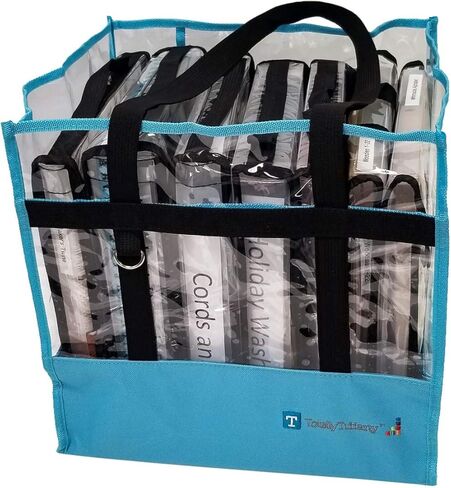 حقيبة يد لجميع المناسبات من توتالي تيفاني CLR-TRQ-3836 Lois 2.0 - فيروزي، مقاس واحد in Kuwait