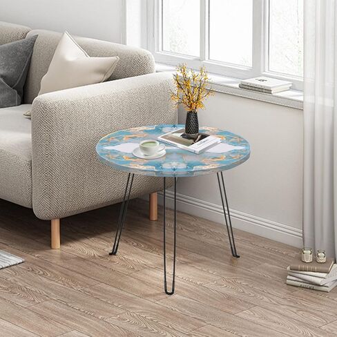 19.7 Inch Round Epoxy Table Resin Molds, ULENDIS Large Charcuterie Board Resin Mold with 3 PCS Hairpin Legs, Reusable DIY Art Home Decoration Resin Tray Mold for River Table, Cutting Board in Kuwait