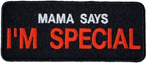 جرافيك دست رقعة قماشية مطرزة بالكي بعبارة Mama Says I'm Special in Saudi Arabia