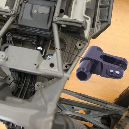 ذراع سيرفو بوق توجيه آر سي إيه تي إم من سبيكة الألومنيوم لسيارة تراكساس إكس ماكس 1/5 CNC ملحقات ترقية (أزرق) in Kuwait