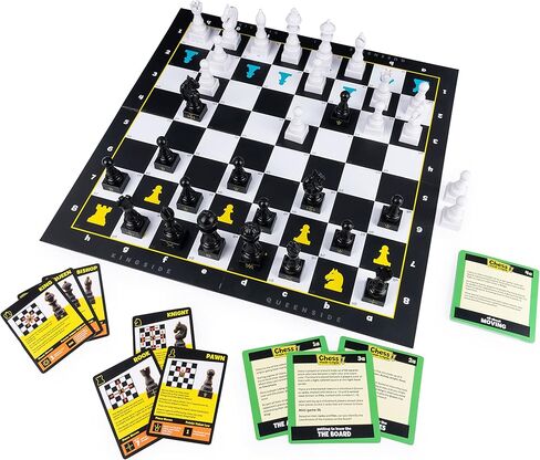 Chess Made Simple, Beginner Learning Chess Set with Chess Board and Chess Pieces 2-Player Strategy Board Game, for Adults and Kids Ages 8 and up in Kuwait