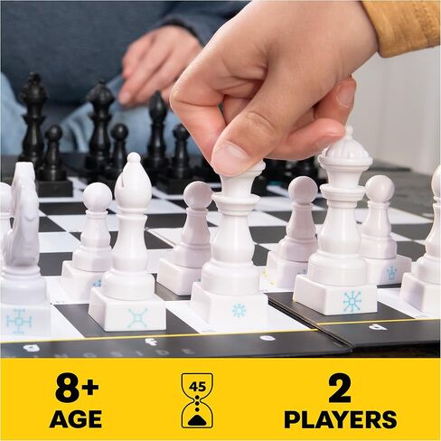 Chess Made Simple, Beginner Learning Chess Set with Chess Board and Chess Pieces 2-Player Strategy Board Game, for Adults and Kids Ages 8 and up in Kuwait