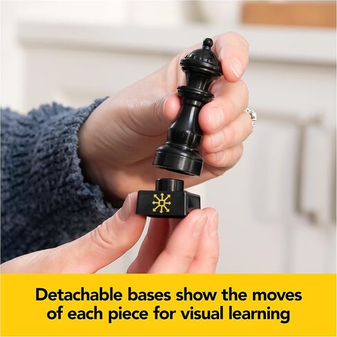 Chess Made Simple, Beginner Learning Chess Set with Chess Board and Chess Pieces 2-Player Strategy Board Game, for Adults and Kids Ages 8 and up in Kuwait