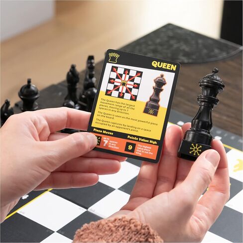 Chess Made Simple, Beginner Learning Chess Set with Chess Board and Chess Pieces 2-Player Strategy Board Game, for Adults and Kids Ages 8 and up in Kuwait