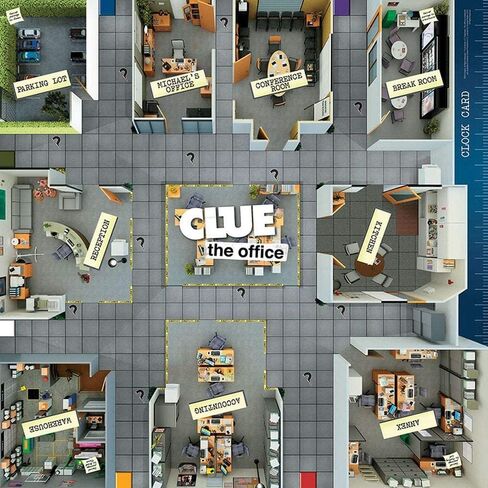 Hasbro CLUE: The Office Edition Board Game in Saudi Arabia