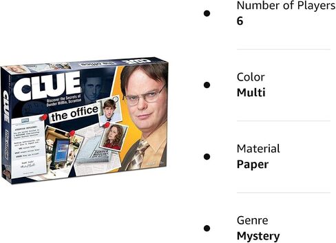 Hasbro CLUE: The Office Edition Board Game in Saudi Arabia