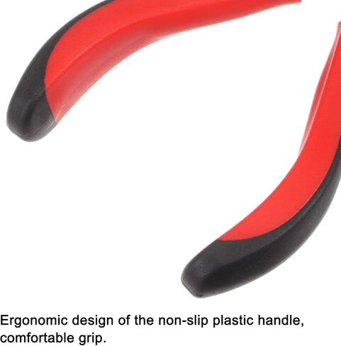 HARFINGTON Mini Round Nose Pliers 4.5 Inch Tapered Jaw Precision Fine Plier with Plastic Handle for DIY Crafts Jewelry Making in Saudi Arabia