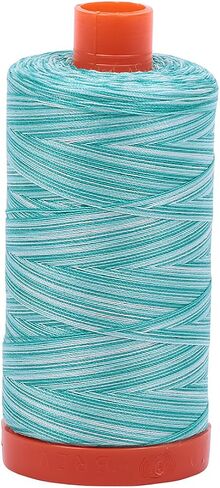 AURIFIL USA 1,422yd-Turquoise Aurifil Mako Cotton Thread Solid 50wt 1422yds, Turquoise Foam in Saudi Arabia