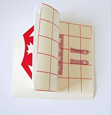 ورق نقل Jh-Best Crafts مقاس 12 × 10 أقدام مع شبكة - محاذاة مثالية للفينيل ذاتي اللصق من Cameo أو Cricut للشارات واللافتات والجدران والنوافذ والأسطح الناعمة الأخرى in Saudi Arabia