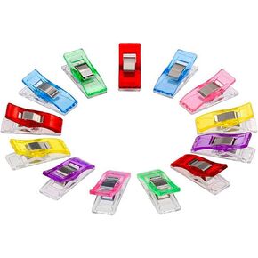 Pack of 120 Quilting Clips for Sewing Binding Quilting Crafting (Assorted Color) in Kuwait