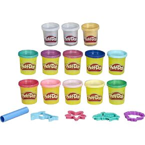Play-Doh Unicorn Theme 13-Pack of Non-Toxic Modeling Compound Including Sparkle and Metallic Colors Plus 6 Tools (Amazon Exclusive) in Kuwait