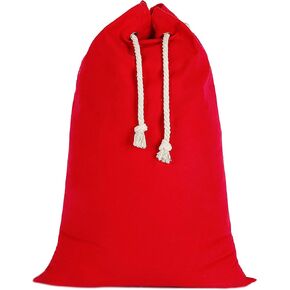 CRAZITAYA Large Blank Christmas Bag Santa Sack Canvas Gift Bags,Resuable Drawstrings Burlap Decorations for Presents 19"x28"(Gray) in Saudi Arabia