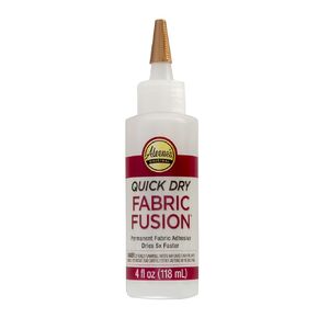 Aleene's Quick Dry Fabric Fusion, Fast-Drying Permanent Fabric Glue, Stong Bond Dries Soft and Clear in Minutes, 4 fl oz in Saudi Arabia