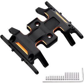 Aluminum Gearbox Mount Transmission Skid Plate for Axial SCX24 AXI90081 Upgrades Parts 1/24 RC Crawler Car in Kuwait