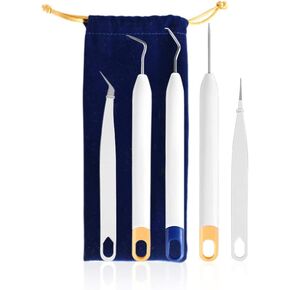 طقم أدوات لف من الفينيل الحرفية 6 قطع من أدوات فينيل حرفية دقيقة من الفولاذ المقاوم للصدأ مجموعة ملاقط وأعشاب من زيلارمان in Kuwait